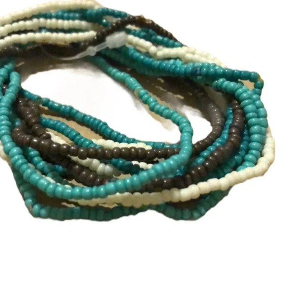 BEADED NEW WOMENS BRACELET ELASTIC STRETCH GIFT SIZE S SMALL - Picture 1 of 5